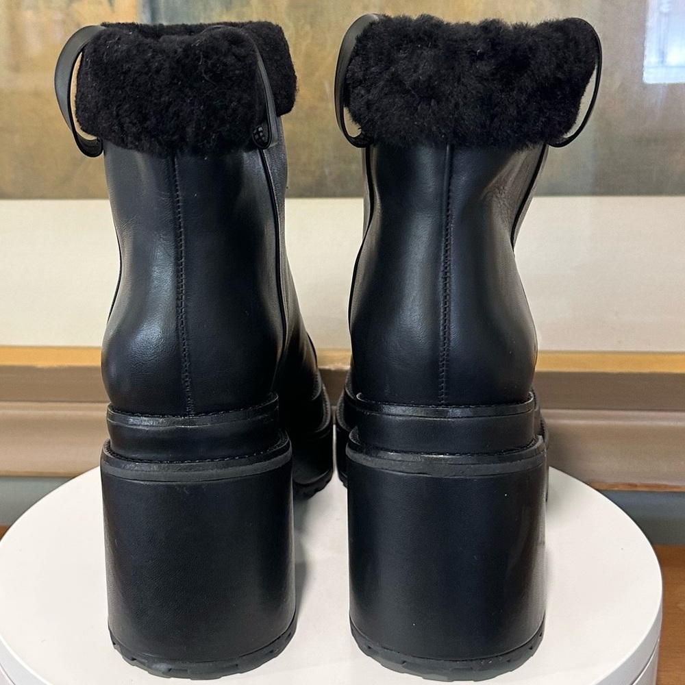 🌹CULT GAIA🌹 Black Raine Genuine Sherling Cuff Boot Size: 41.5 - Picture 8 of 15